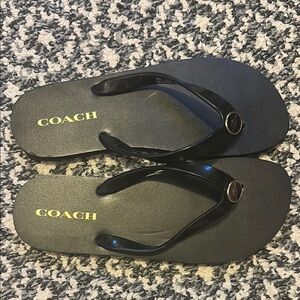 Coach Black Sandals